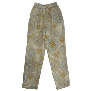 VINTAGE 1980s Giorgio Armani Made in Italy Green Women’s Trousers Size 38